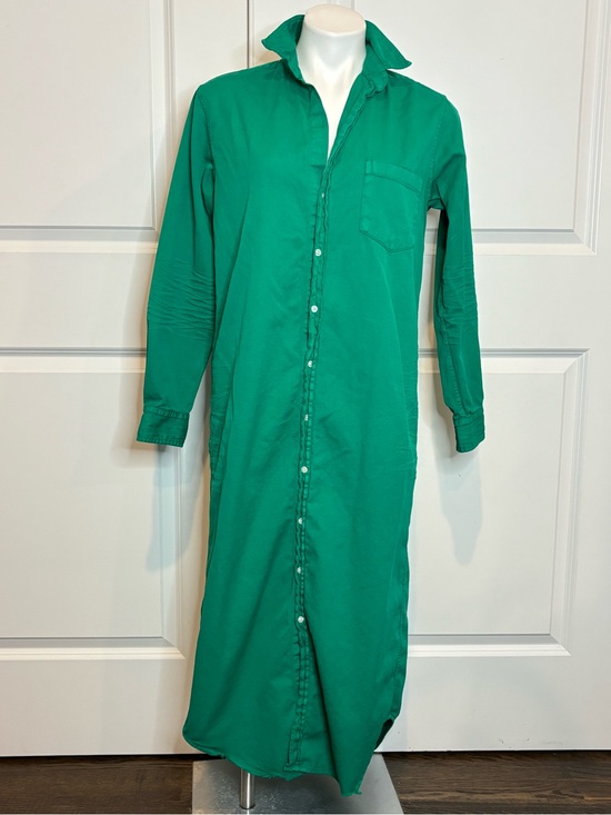 Frank & Eileen Dresses & Skirts - Frank & Eileen Clover Green Cotton Rory Maxi Shirt Dress S